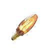Calex | LED filament | Small fitting E14 | C35 Candle | Gold | 2.3W Calex | LED filament | Small fitting E14 | C35 Candle | Gold | 2.3W