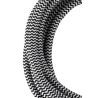 Bailey textile cable 2x0,75mm black/white 3m Bailey textile cable 2x0,75mm black/white 3m