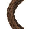 Bailey textile cable twisted 2x0,75mm brown 3m