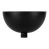 Bailey ceiling cup bowl black + black cord grip Bailey ceiling cup bowl black + black cord grip