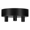 Bailey ceiling cup metal black multi 3 cords