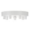 Bailey ceiling cup metal white multi 7 cords