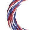 Bailey textile cable twisted 3x0,75mm blue/white/red 3m Bailey textile cable twisted 3x0,75mm blue/white/red 3m