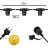 Bailey | Pricking cable 10 Meter | 10 points of light | IP44