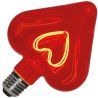 Bailey | LED Lamp Giant Heart | Large Socket E27 Dimmable | 5W Smoke Glass