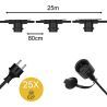 Bailey | Pricking cable 25 Meter | 25 points of light | IP44