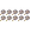 Lighto | LED Filament | Large Socket E27 | Other | Black | 125mm | 4W | 10 Pieces