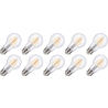 Lighto | LED Filament | Large Socket E27 | Standard Bulb | Clear | 60mm | 5W | Pack of 10