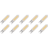 Lighto | LED Bulb | G9 Socket | Plug-in Light | Clear | 13mm | 3W | Pack of 10