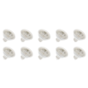 Lighto | LED Bulb | GU5.3 Socket | Spotlight | Bright | 50mm | 3W | Pack of 10
