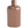 Calex | Lamp holder | E27 socket | Aluminum | Matte Copper | Alu cable clamp | 60W Calex | Lamp holder | E27 socket | Aluminum | Matte Copper | Alu cable clamp | 60W