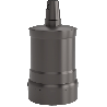 Calex | Lamphouder | E27 fitting | Aluminium | Mat Parel Zwart | 60W Calex | Lamphouder | E27 fitting | Aluminium | Mat Parel Zwart | 60W