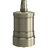 Calex | Lamphouder | E27 fitting | Aluminium | Mat Brons | 60W