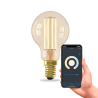 Calex | Smart | E14 fitting | Kogel | P45 | Goud | 4.9W | Bediening app