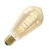 Calex | LED filament | Grote fitting E27 | ST64 Rustiek | Goud | 5.5W | 3-step dimming