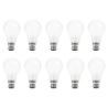 10x Incandescent Light Bulb | B22d Dimmable | 15W Frosted