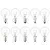 10x Incandescent Golf Ball Bulb | E14 Dimmable | 25W 10x Incandescent Golf Ball Bulb | E14 Dimmable | 25W