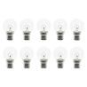 10x Incandescent Golf Ball Bulb |  Dimmable | 60W