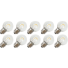 Lighto | LED Bulb | Large Socket E27 | Globe Bulb | Clear | 45mm | 1W | Pack of 10