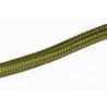 Textile cable green round 2x0.75mm per meter