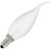 Incandescent Flame Candle bulb with tip | E14 Dimmable | 15W Frosted Incandescent Flame Candle bulb with tip | E14 Dimmable | 15W Frosted