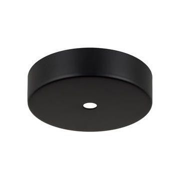 Bailey ceiling cup metal black + black cord grip