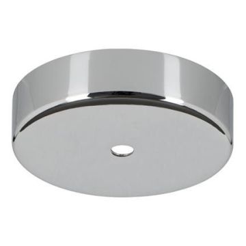 Bailey ceiling cup metal chrome + transparent cord grip