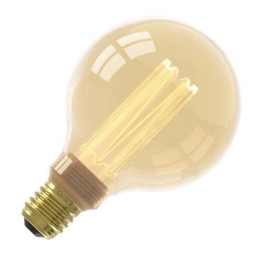Calex | LED filament | Large socket E27 | Globe G95 | Gold | 3.5W