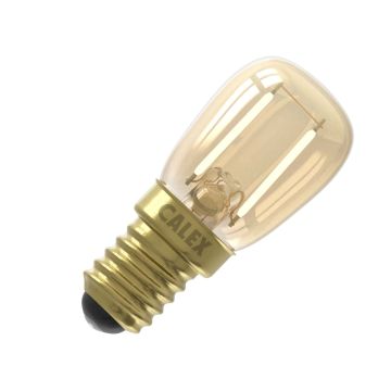 Calex | LED filament | Kleine fitting E14 | T26x58 Buis | Goud | 1.5W