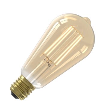 Calex | LED filament | Large fitting E27 | ST64 Rustic | Gold | 3.5W