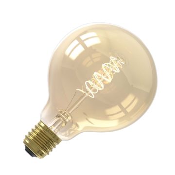 Calex | LED filament | Large socket E27 | Globe | G95 | Gold | 5.5W