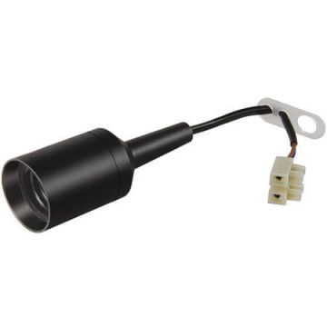 Construction yard pendant E27 15cm cable black