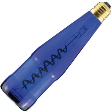 Segula | LED Beer Bottle Bulb | E27 Dimmable | 8W (replaces 8W) Blue