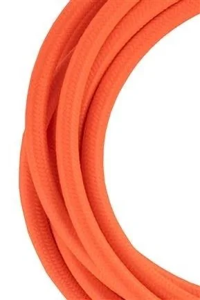 Bailey textile cable 2x0,75mm orange 3m