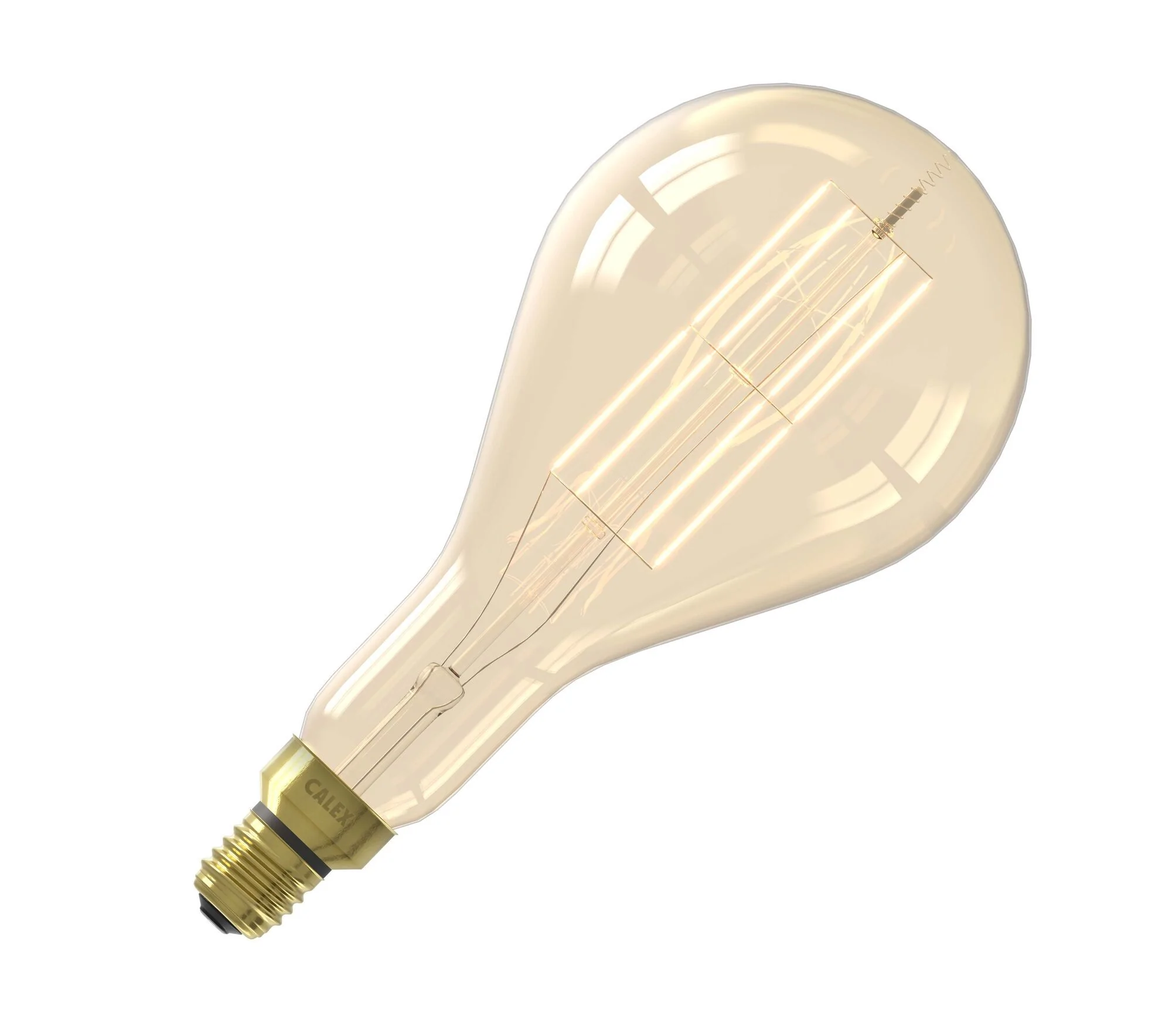 Calex | Splash High Lumen | Gold | Straight filament | 10.5W | E27 socket