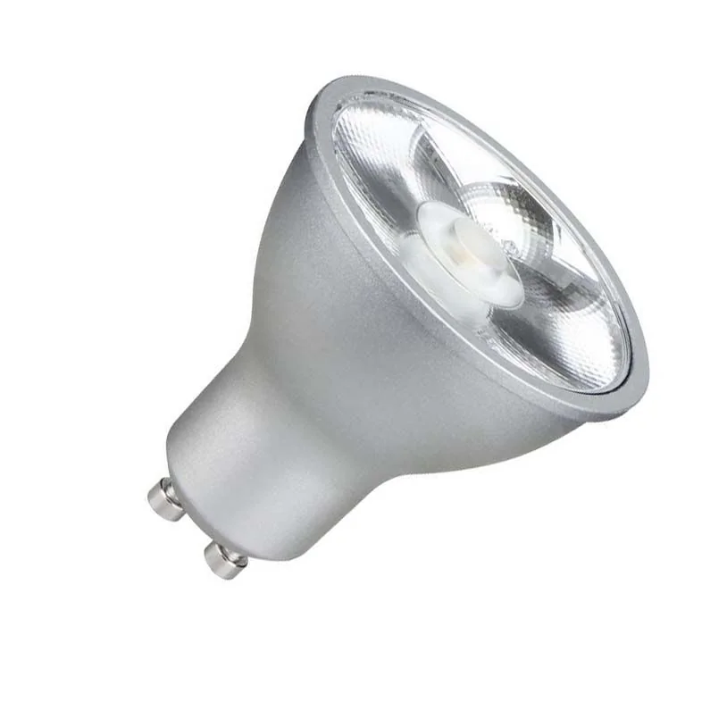 SPL | LED bulb | GU10 Fitting | Reflector Lamp | Bright | Silver | 6W | Dimmable | 927 Warm White