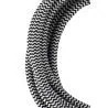 Bailey textile cable 2x0,75mm black/white 3m