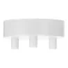 Bailey ceiling cup metal white multi 3 cords