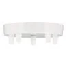 Bailey ceiling cup porcelain white multi 1-5 cords