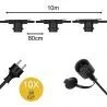 Bailey | Pricking cable 10 Meter | 10 points of light | IP44