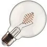 Bailey Metal Spiral | LED Globelamp | Large socket E27 Dimmable | 5.5W (replaces 55W)