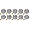 Lighto | LED Filament | Large Socket E27 | Globe Lamp | Black | 95mm | 5W | Pack of 10