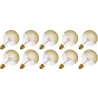 Lighto | LED Filament | Large Socket E27 | Globe Lamp | Gold | 95mm | 4W | 10 Pieces