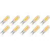 Lighto | LED Bulb | G9 Socket | Insert Lamp | Clear | 13mm | 2W | Pack of 10