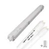 Lighto | LED TL + Fixture | T8 | 2x18W | 120cm | IP65 | Waterproof | replaces 36W fluorescent tube