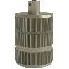 Calex | Lamp holder | E27 fitting | Aluminum | 3-ring model | Matte Bronze | Round cable clamp | 60W