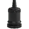 Calex | Lamp Holder | E27 fitting | Aluminum | Matte Black | 60W