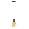 Calex | Retro Pendant | E27 | Aluminum | Gun Metal Gray | 1-ring model | 1.5M cord
