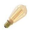 Calex | LED filament | Large socket E27 | Rustic ST64 | Gold | 3.5W