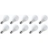 Lighto | LED Bulb | Large Socket E27 | Standard Lamp | Opal | 60mm | 7W | Pack of 10
